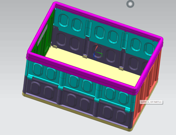 collapsible plastic crates for storage