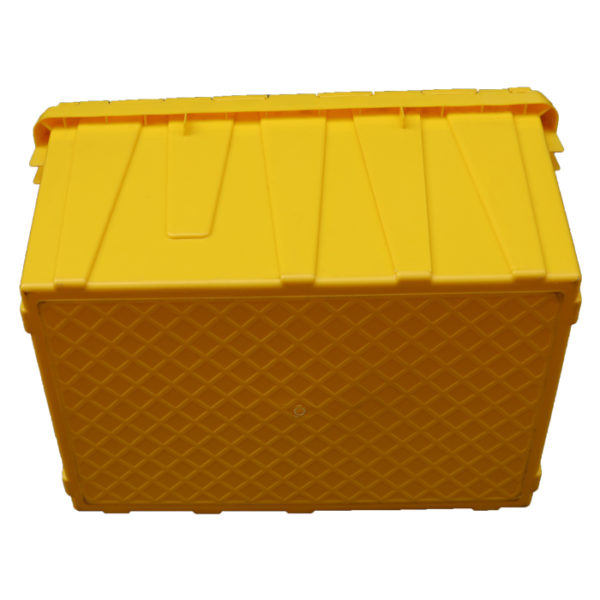 plastic bins with lids