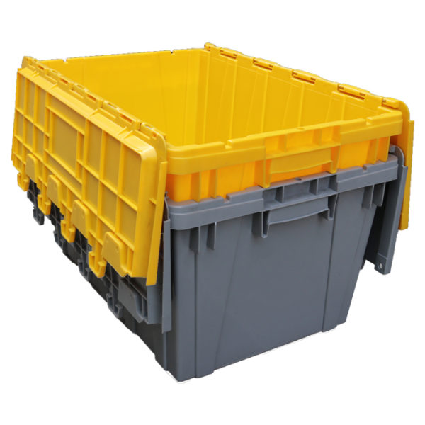 plastic bins with lids