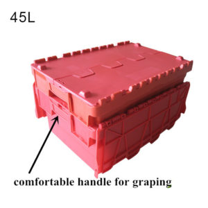 plastic moving boxes