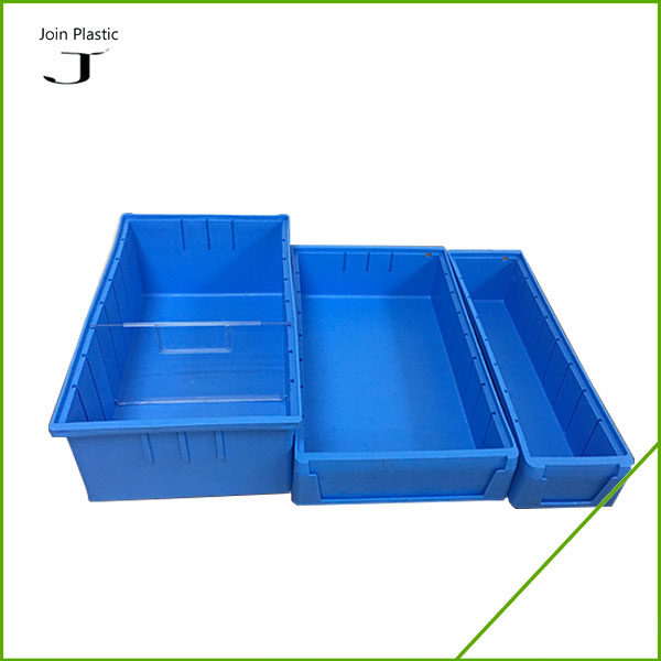 plastic parts bins stackable