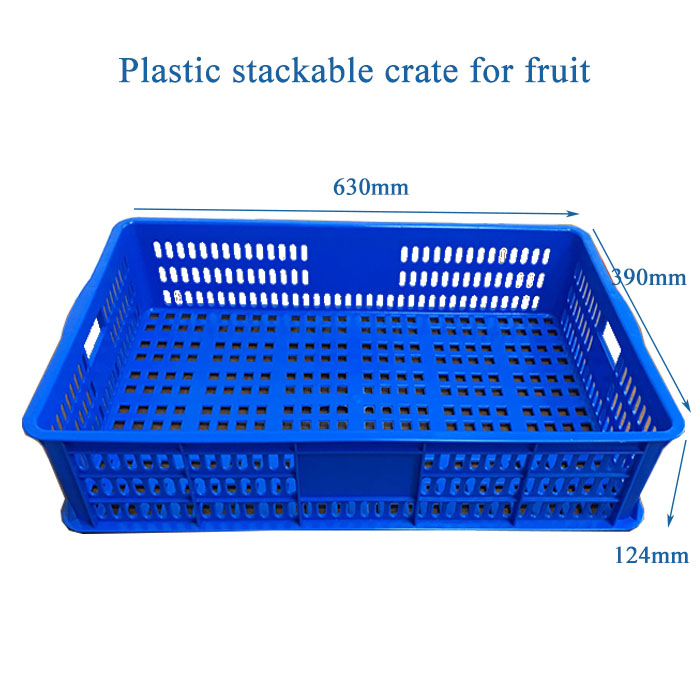 Dee Blue Set of 5 Small Plastic Handy Fruit Vegetable Basket Kitchen Office 