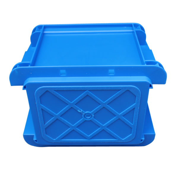 stacking plastic storage boxes