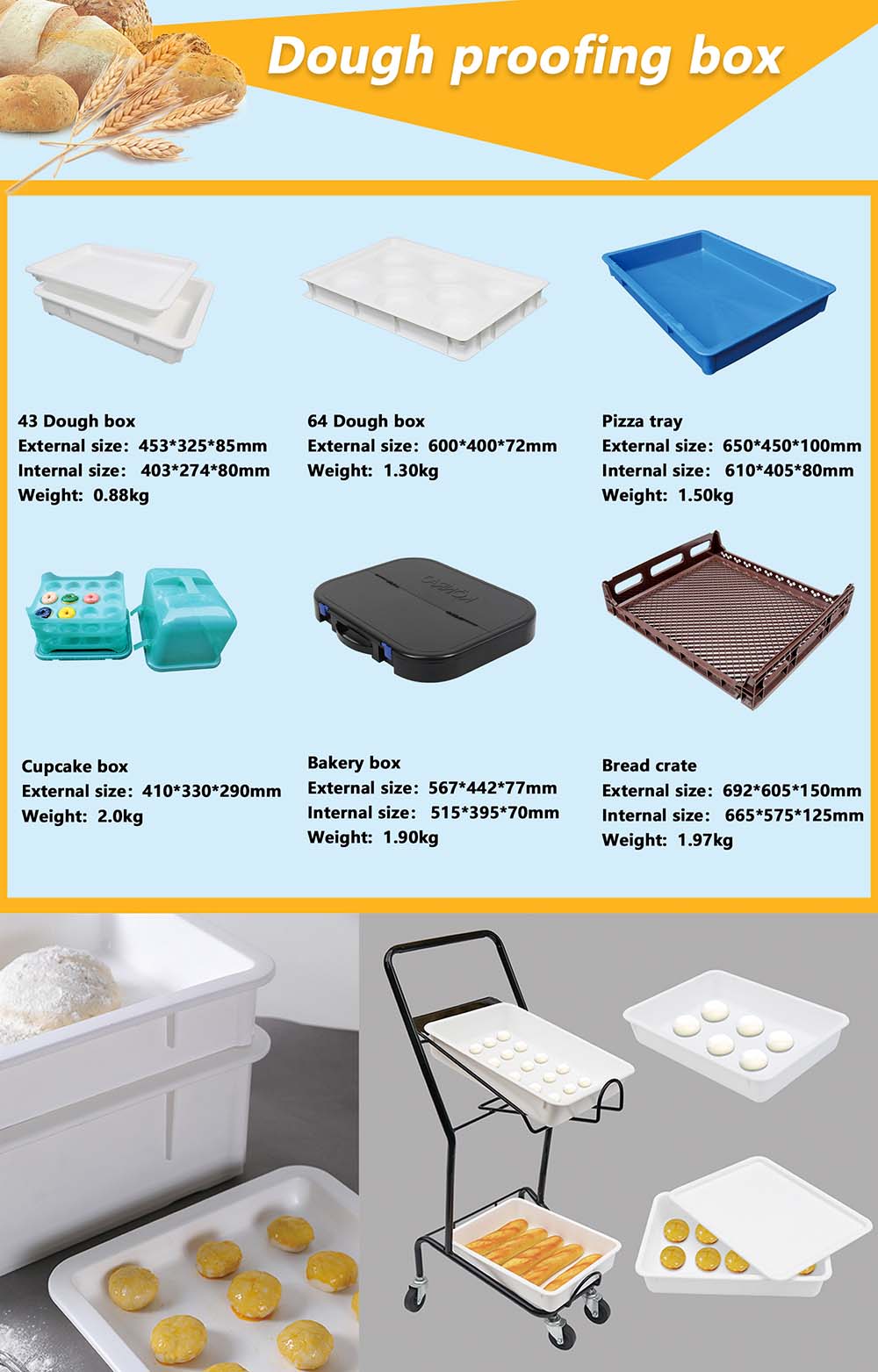 pizza dough container