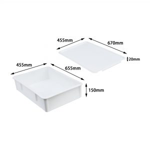 pizza dough proofing container