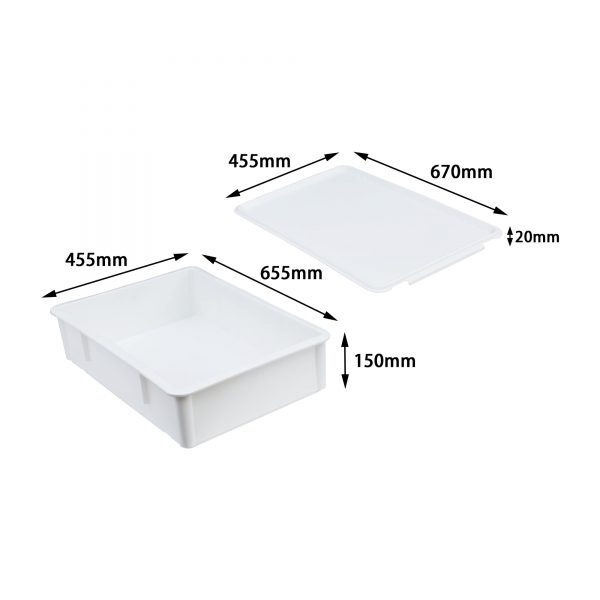 pizza dough proofing container
