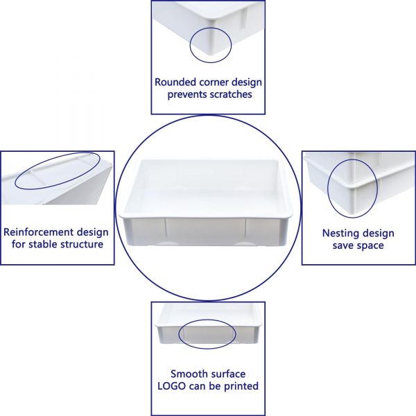 pizza dough proofing container