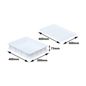 pizza dough tray with lid