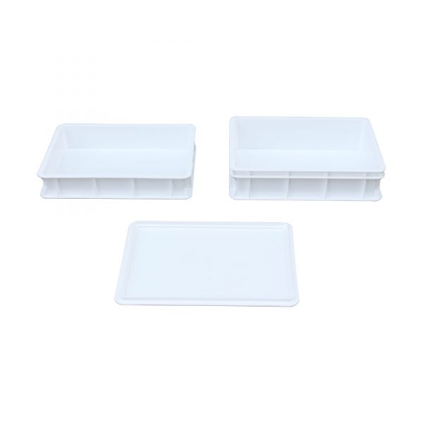 pizza dough tray with lid